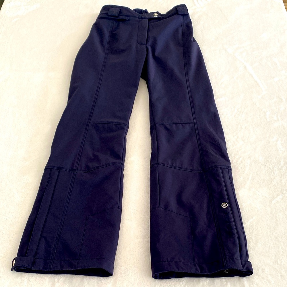 Poivre Blanc Navy Blue Winter Ski Pants. Size Small. 26-28 inch waist.